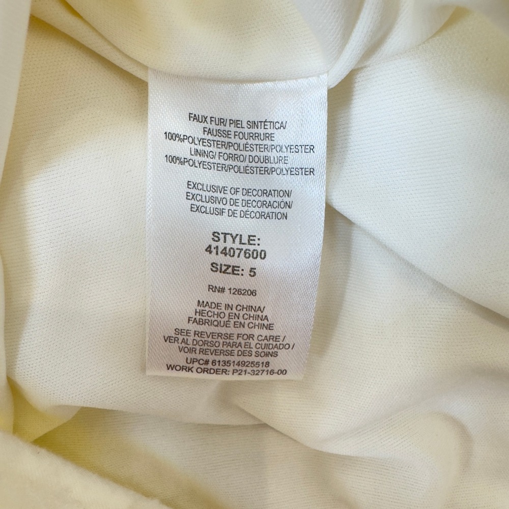 Girls 3pc Top Bundle Nutmeg Fairy Tee Pippa & Julie Faux Fur Shrug Camisole 4-5 - Picture 12 of 16